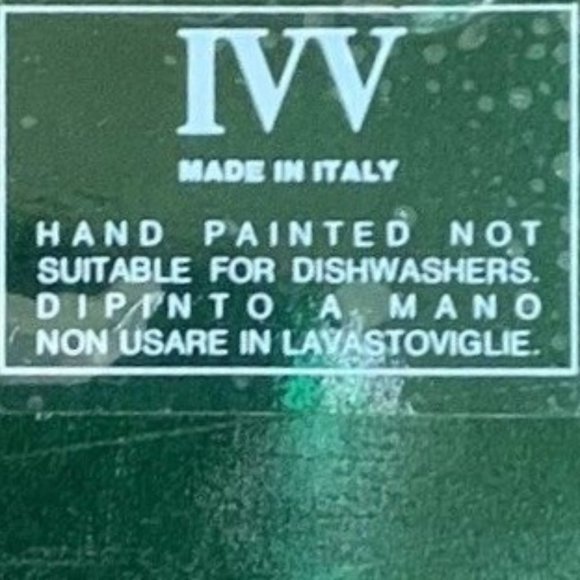 COPY - IVV Glacier Glass 13” Square Serving Platter 10K Gold Rim Italy NEW (oth… - Picture 8 of 8